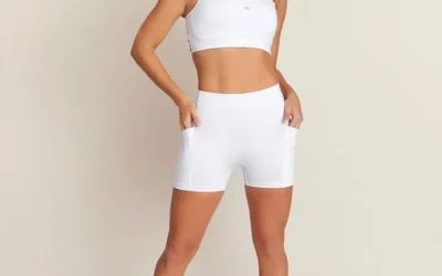 Short Blanco Aura