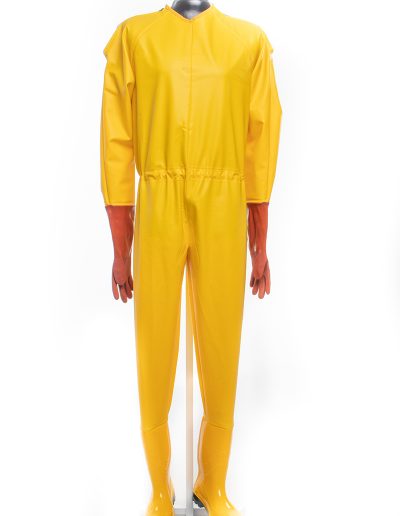 Mannequin wearing a waterproof diving overall