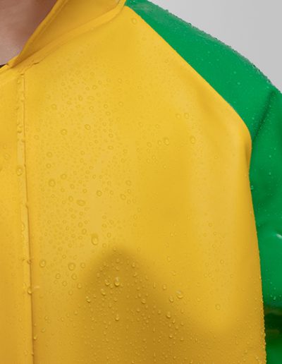 Detail of a waterproof fumigation overall