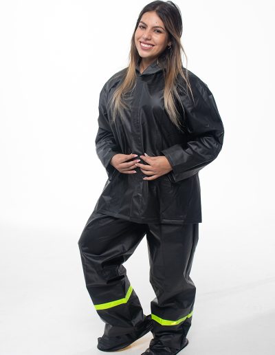 4-piece motorcycle rain suit for women