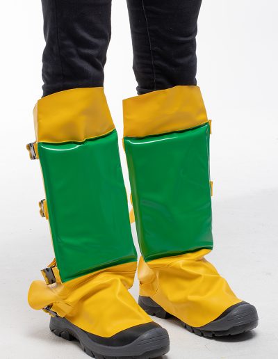 Detail of waterproof gaiters