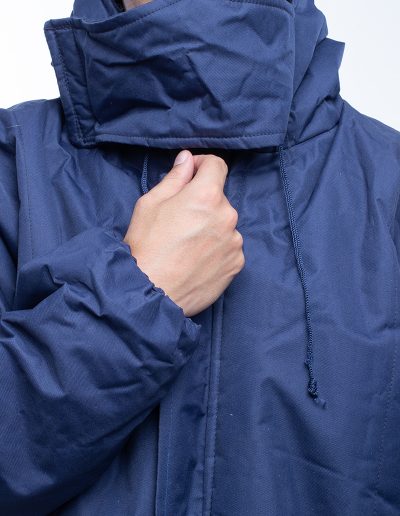 Detail of a cold room suit